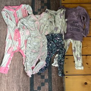 Toddler Girl PJ Set (4 sets)